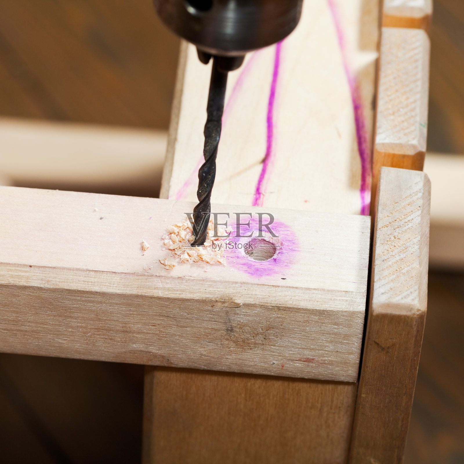 带钻修椅照片摄影图片