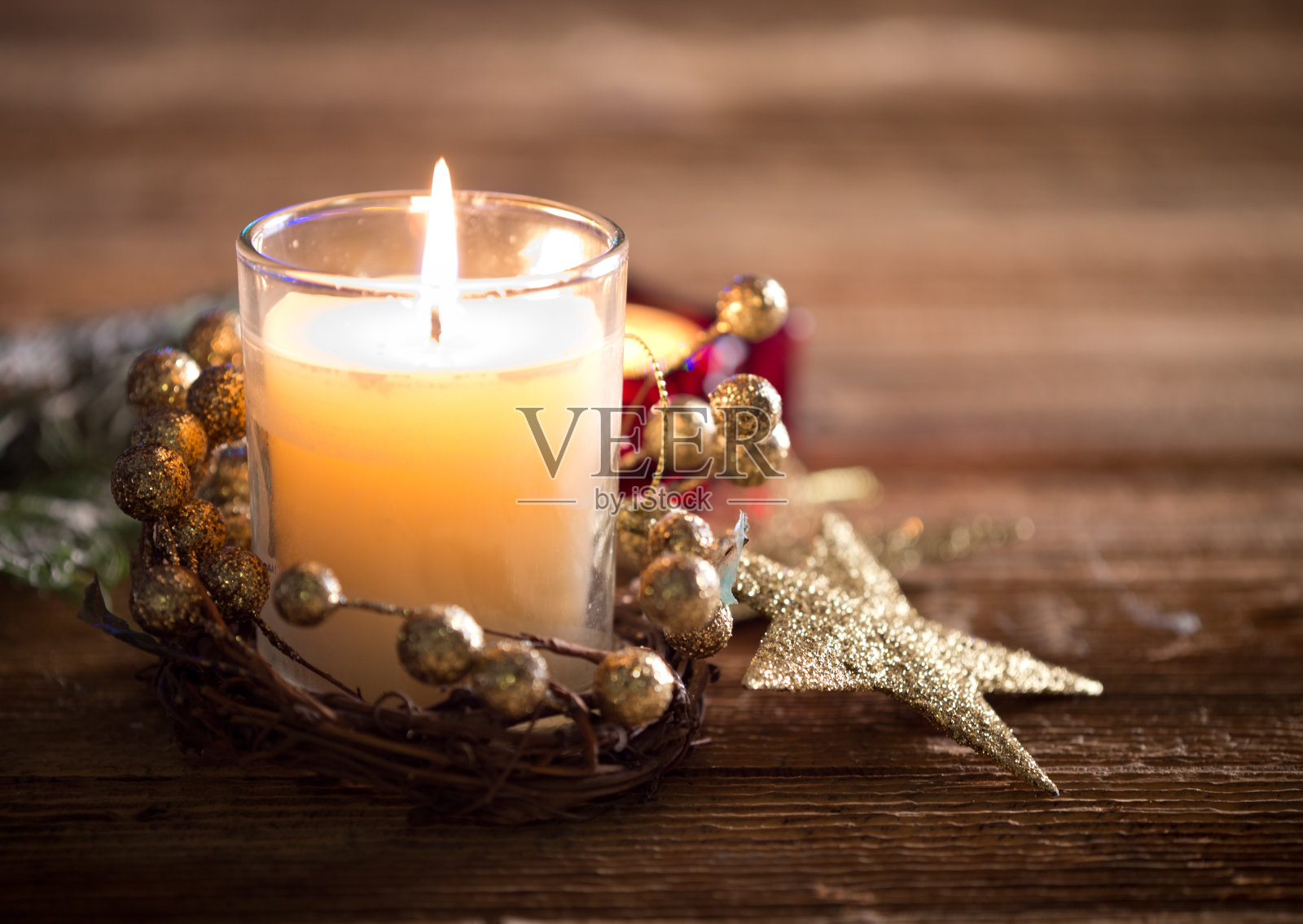 圣诞装饰品照片摄影图片