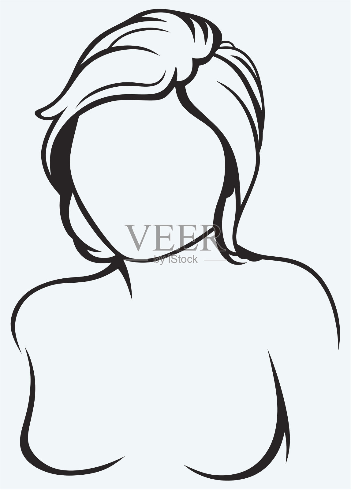 美丽的女人设计元素图片