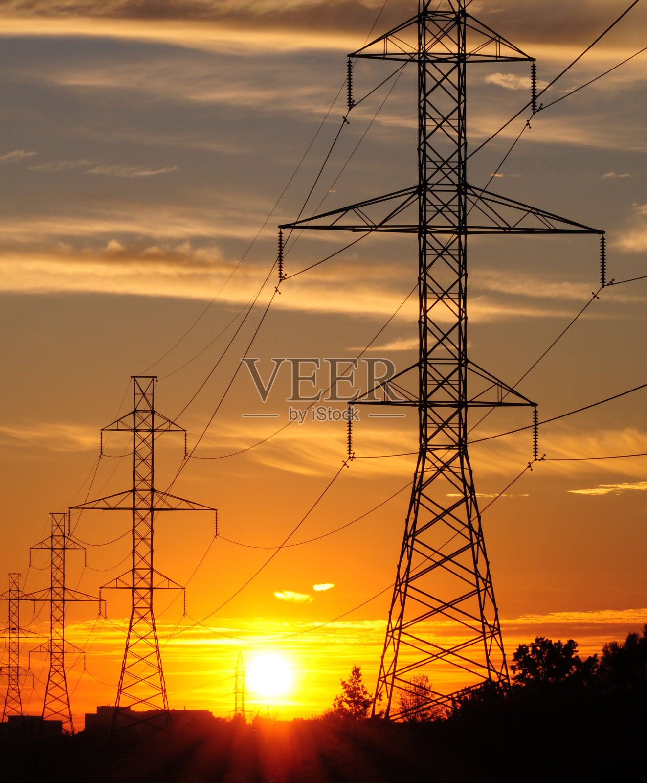 电力传输照片摄影图片