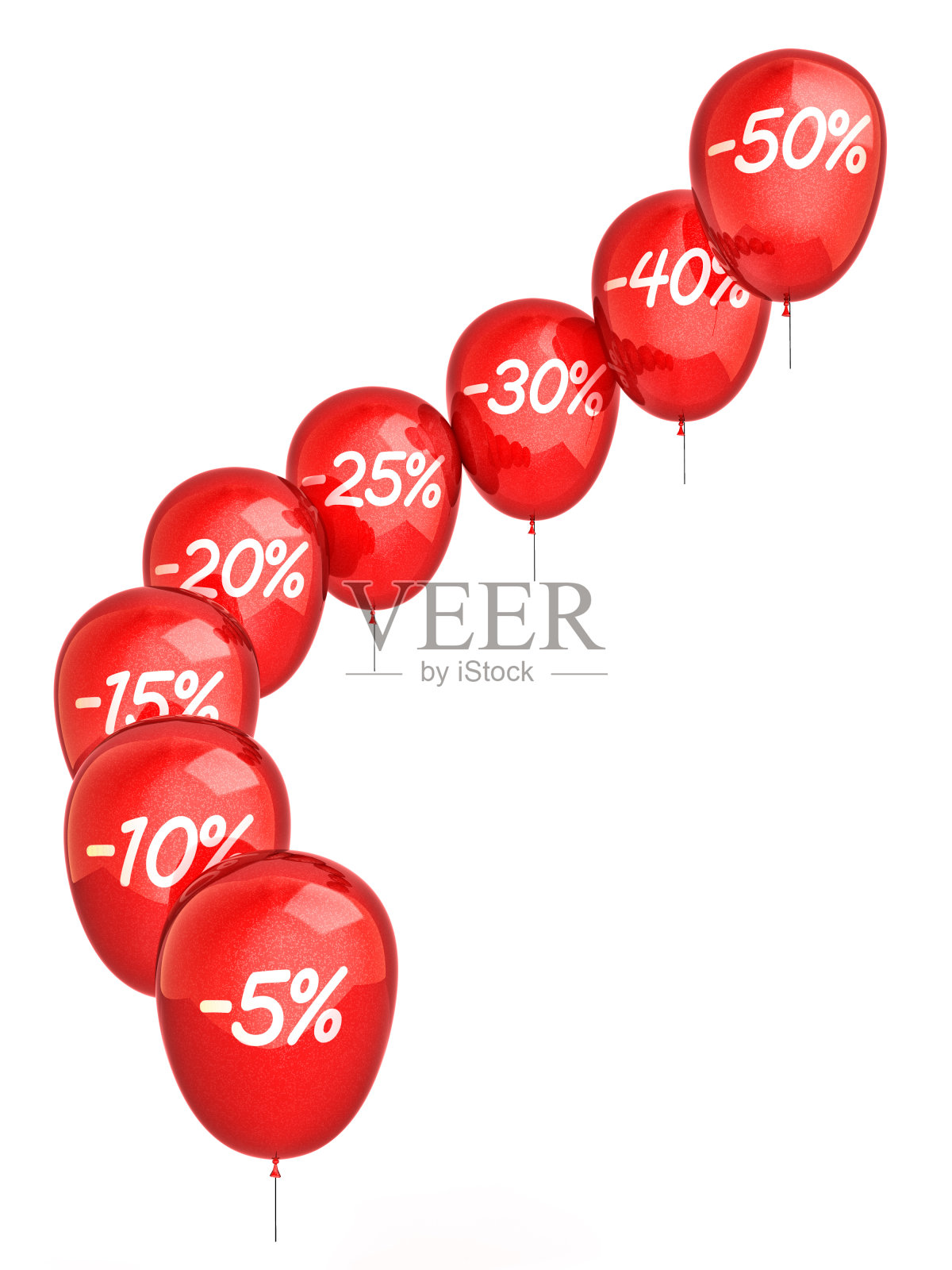 促销的气球照片摄影图片