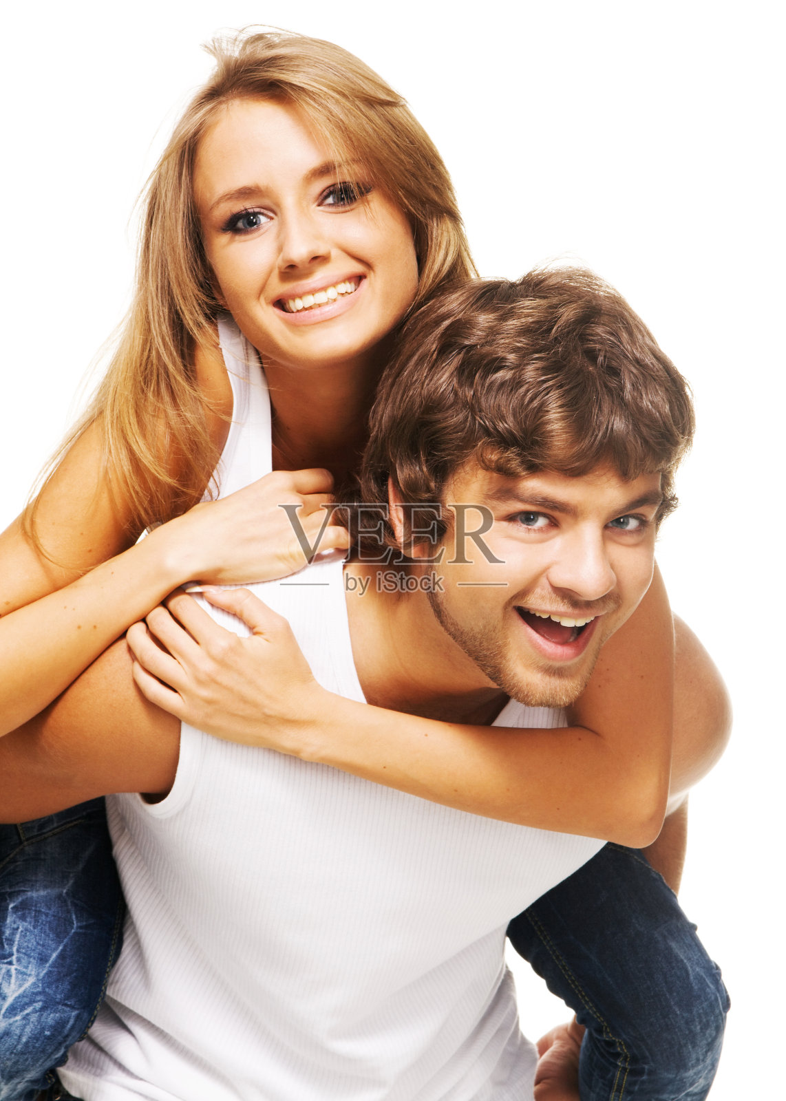 美丽的年轻夫妇照片摄影图片