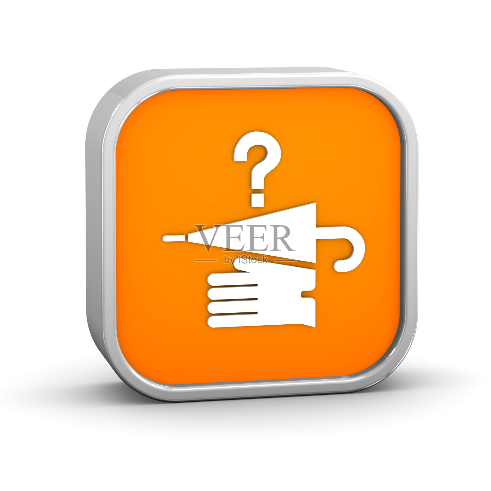 橙色失物招领标志照片摄影图片