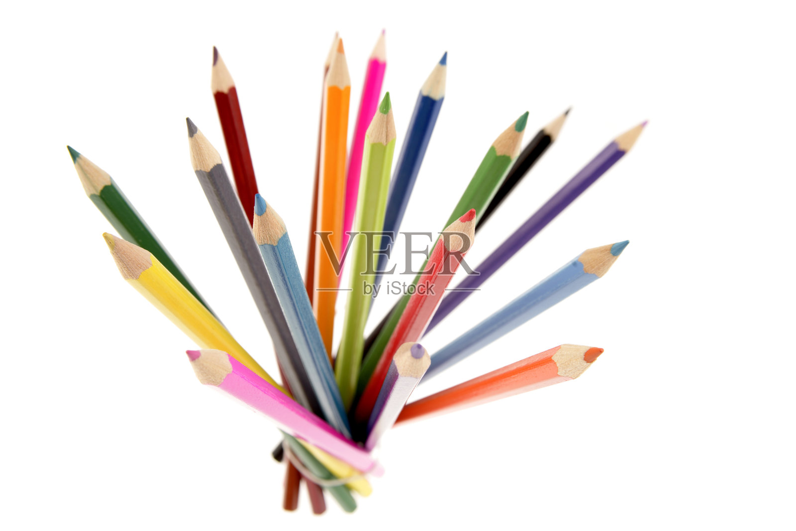 彩色铅笔照片摄影图片