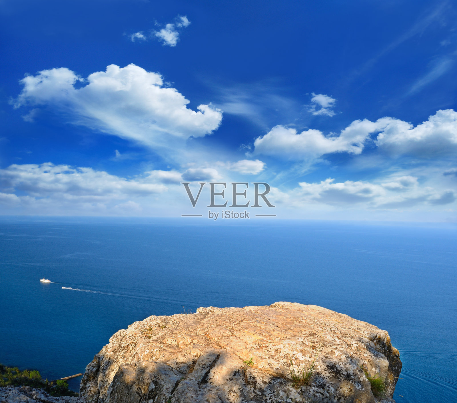 从山上看照片摄影图片