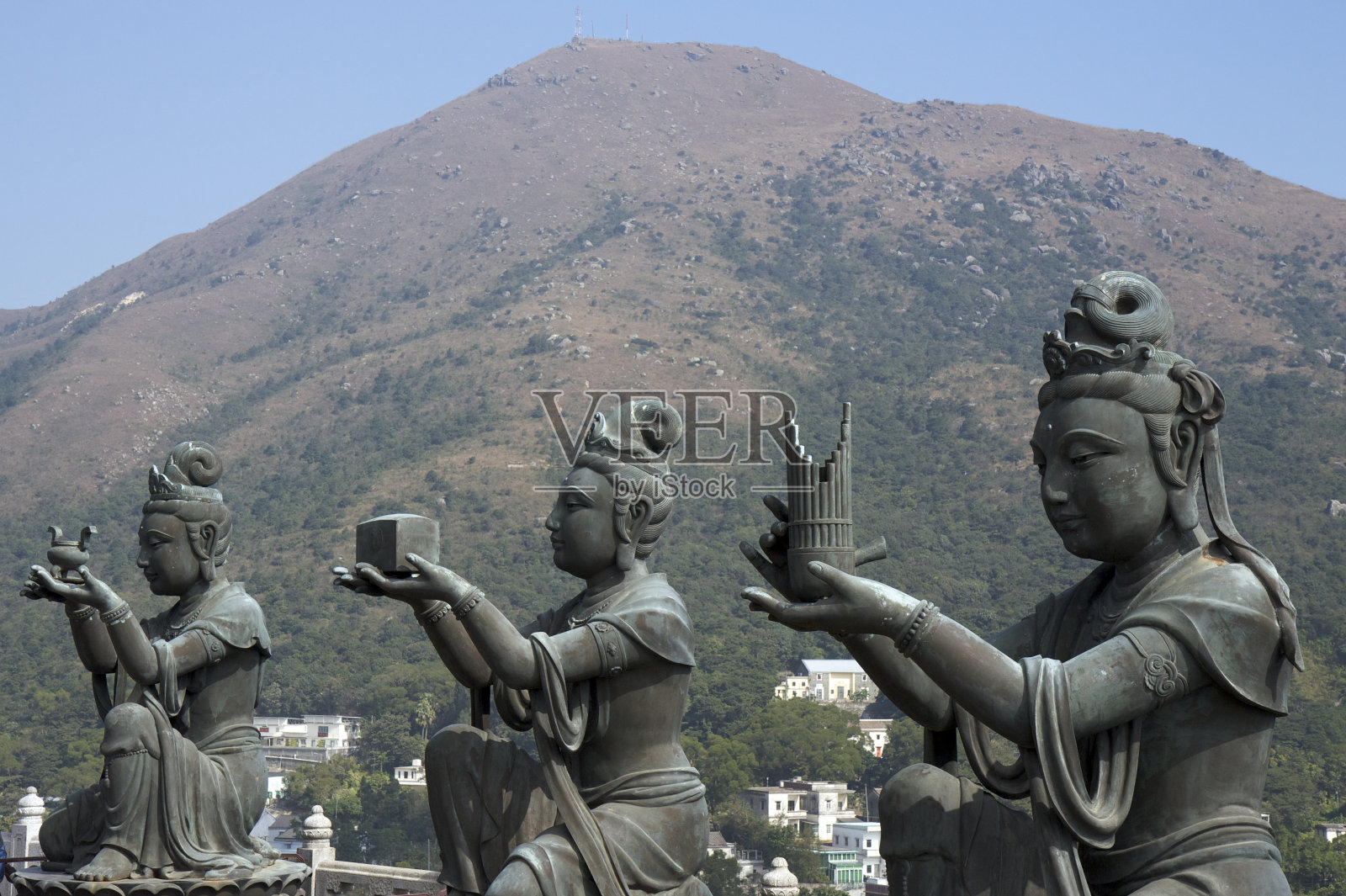 提婆佛陀的雕像照片摄影图片