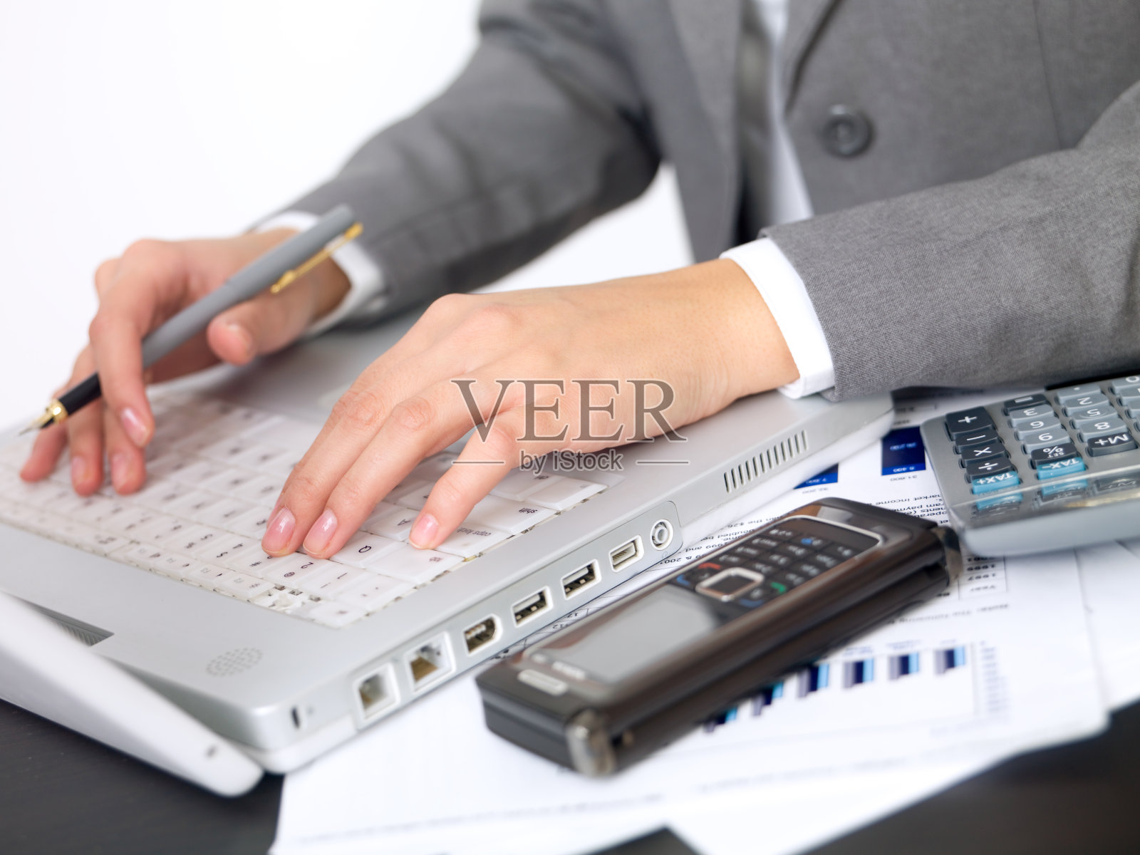 可爱的商业女性照片摄影图片