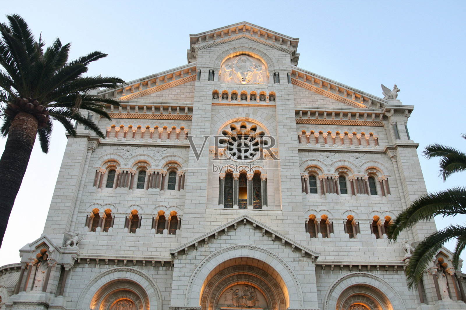 摩纳哥公国大教堂照片摄影图片