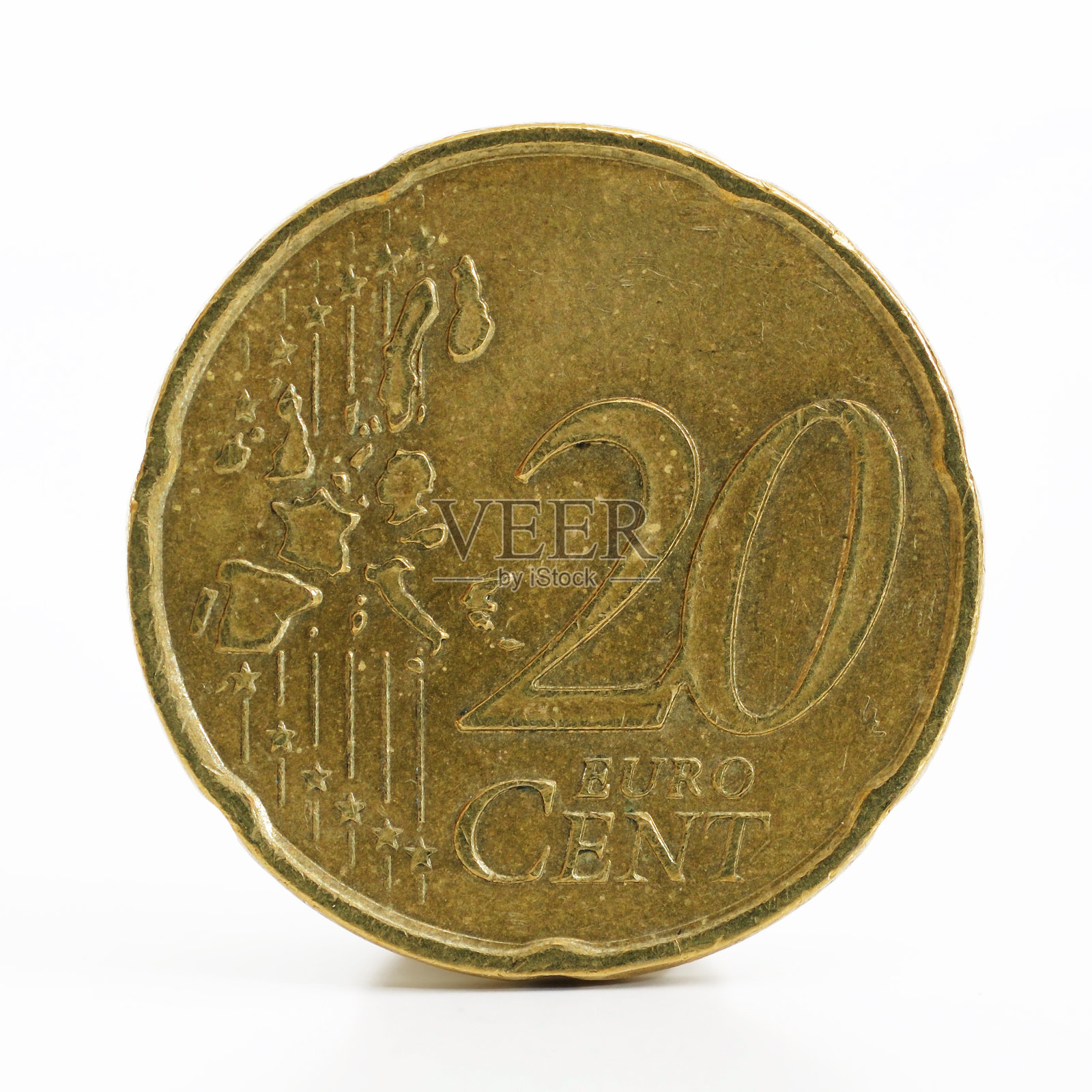 欧元分照片摄影图片