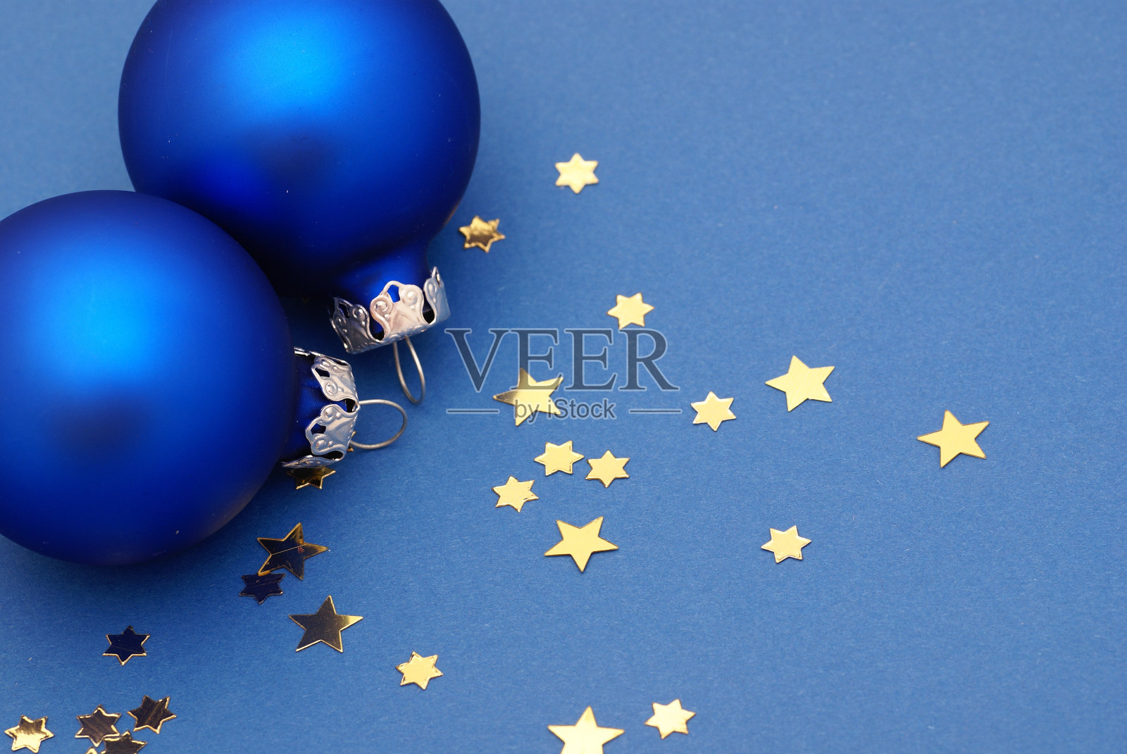 蓝色的圣诞backgorund照片摄影图片