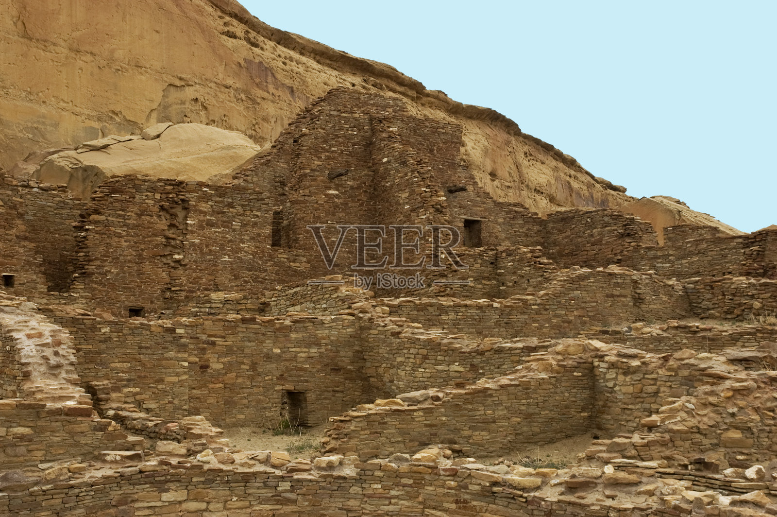 美丽的村庄，查科峡谷照片摄影图片