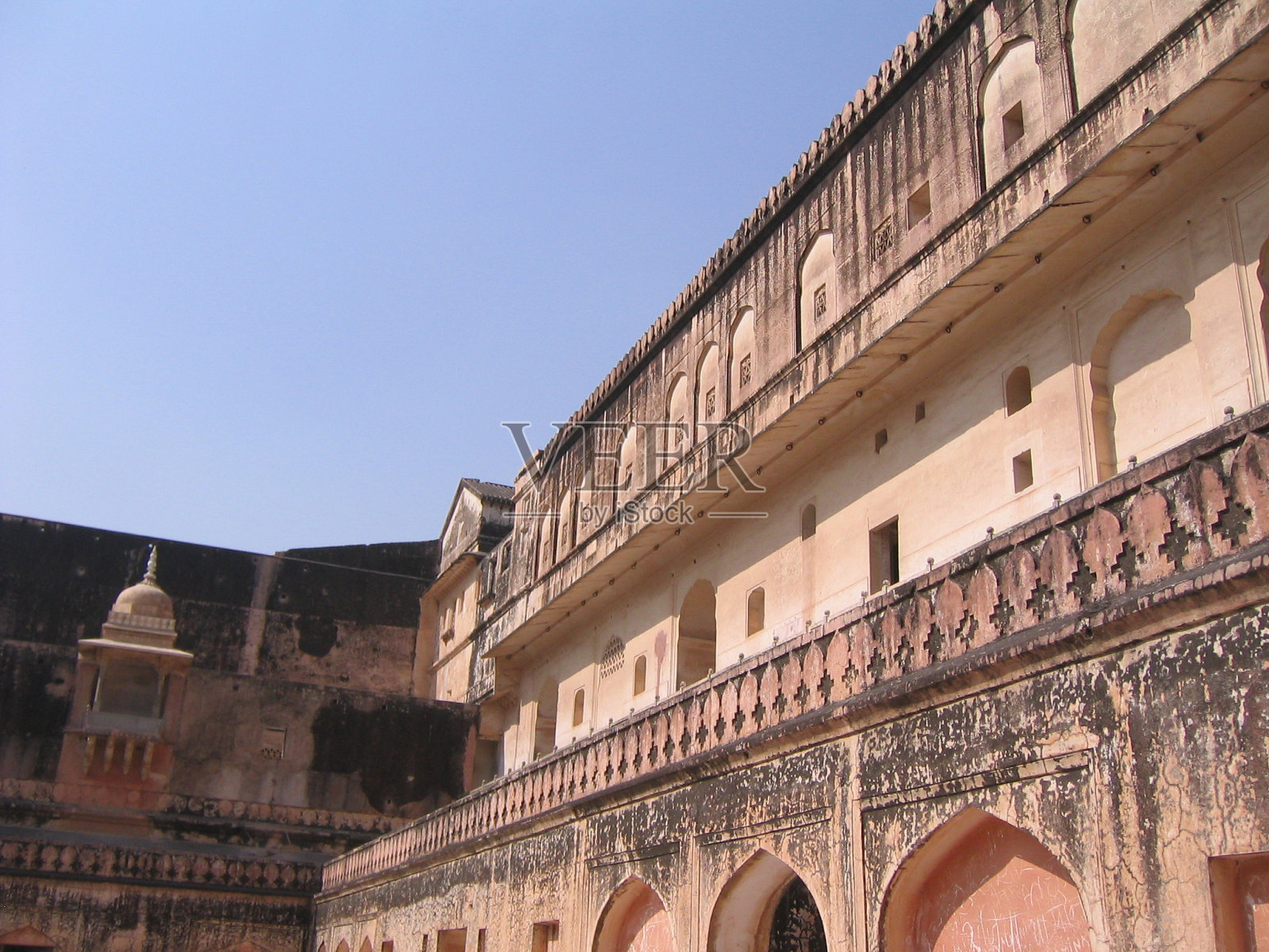 琥珀宫-内庭院，阳台，窗户，走廊照片摄影图片