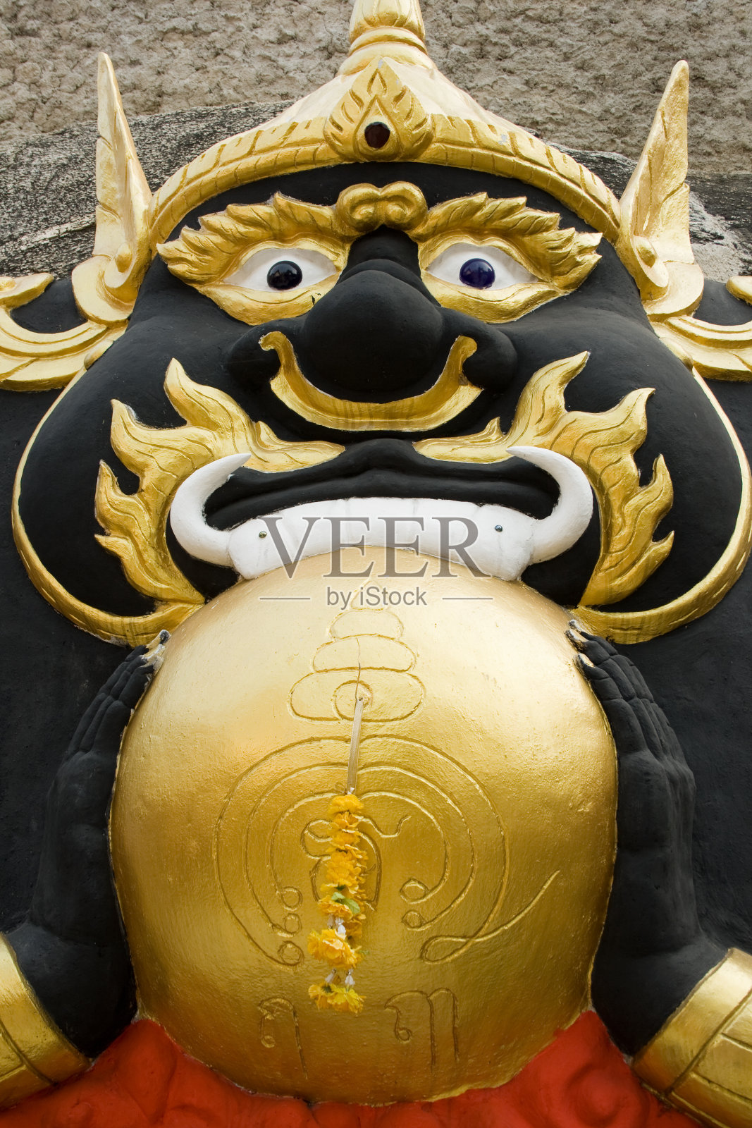 黑色的泰国佛照片摄影图片