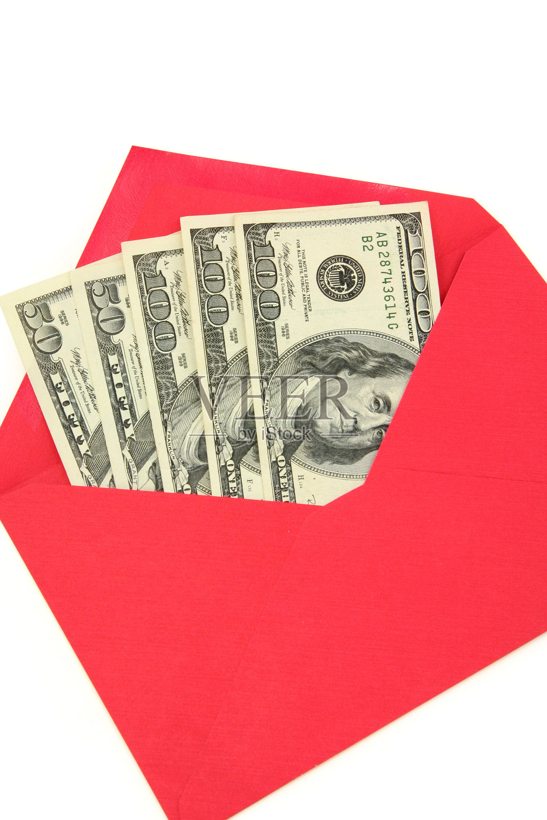 美元和红包照片摄影图片