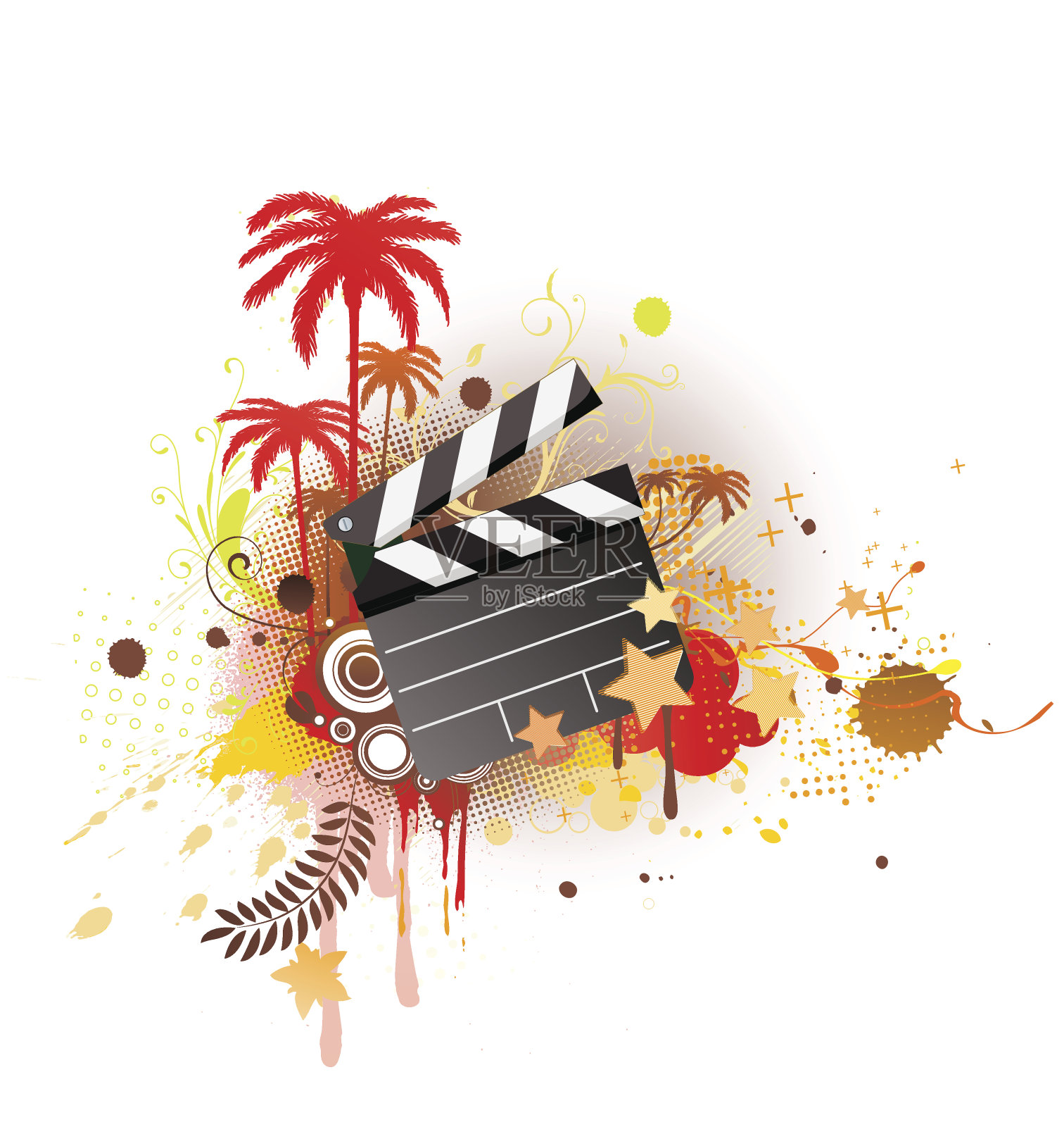 热带装饰背景插画图片素材