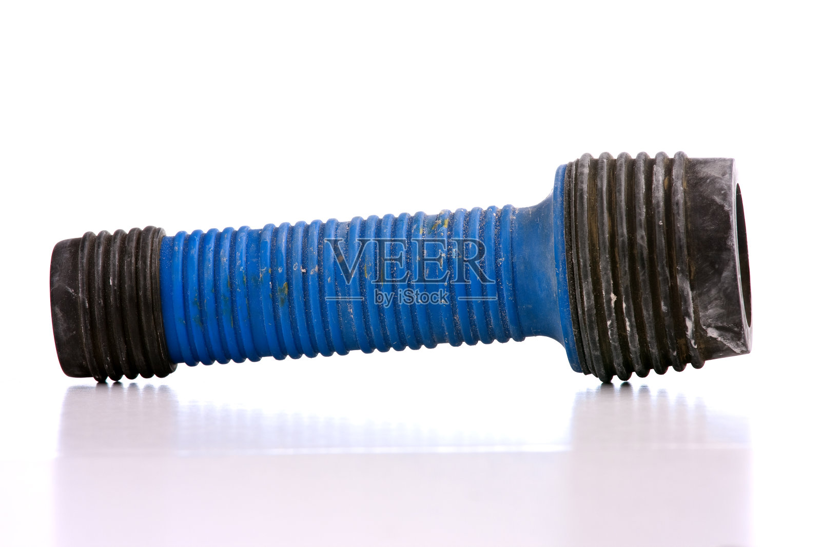 蓝色手电筒照片摄影图片