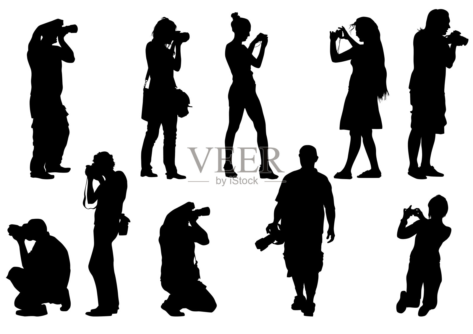 业余照片人民插画图片素材