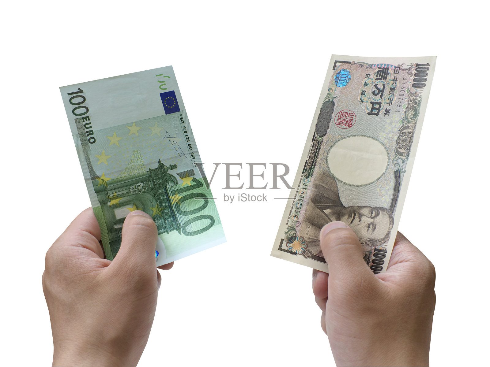 欧元和日元照片摄影图片