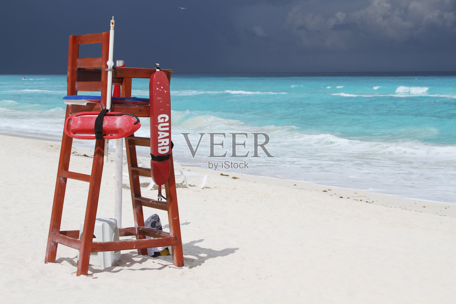 救生员的座位照片摄影图片