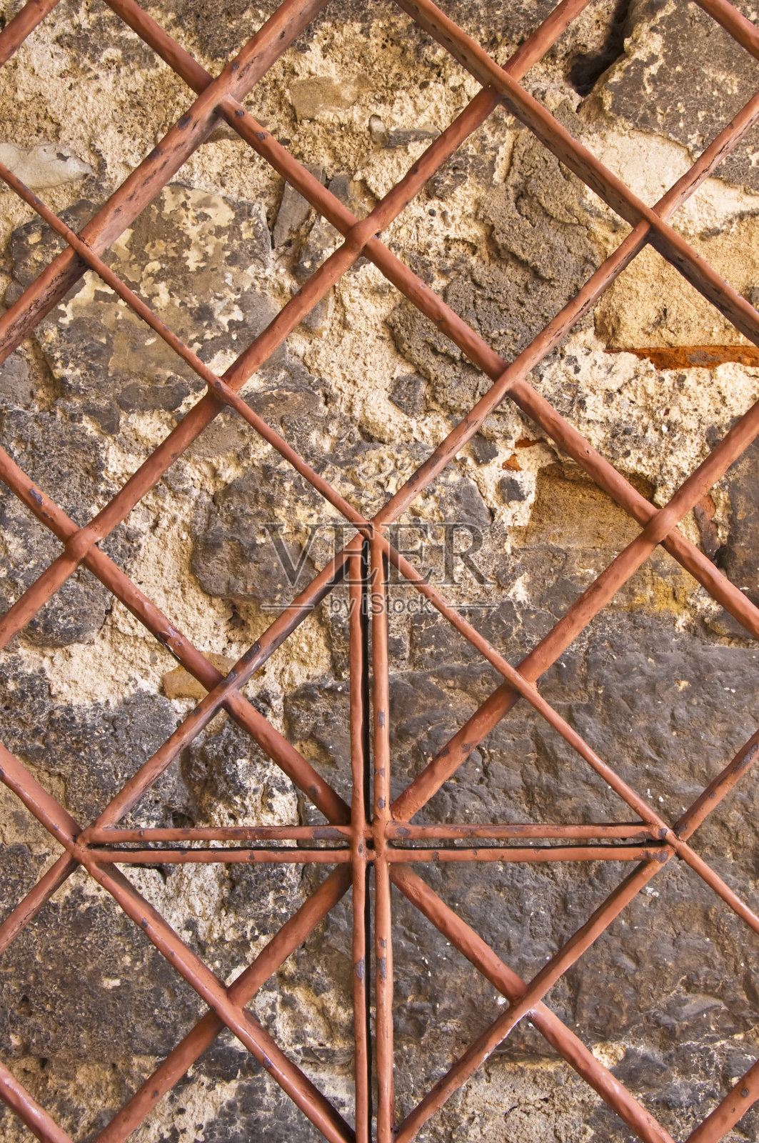 旧铁栅门照片摄影图片