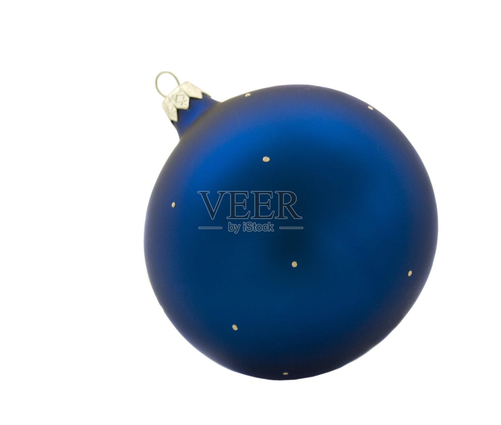 蓝色的圣诞球照片摄影图片