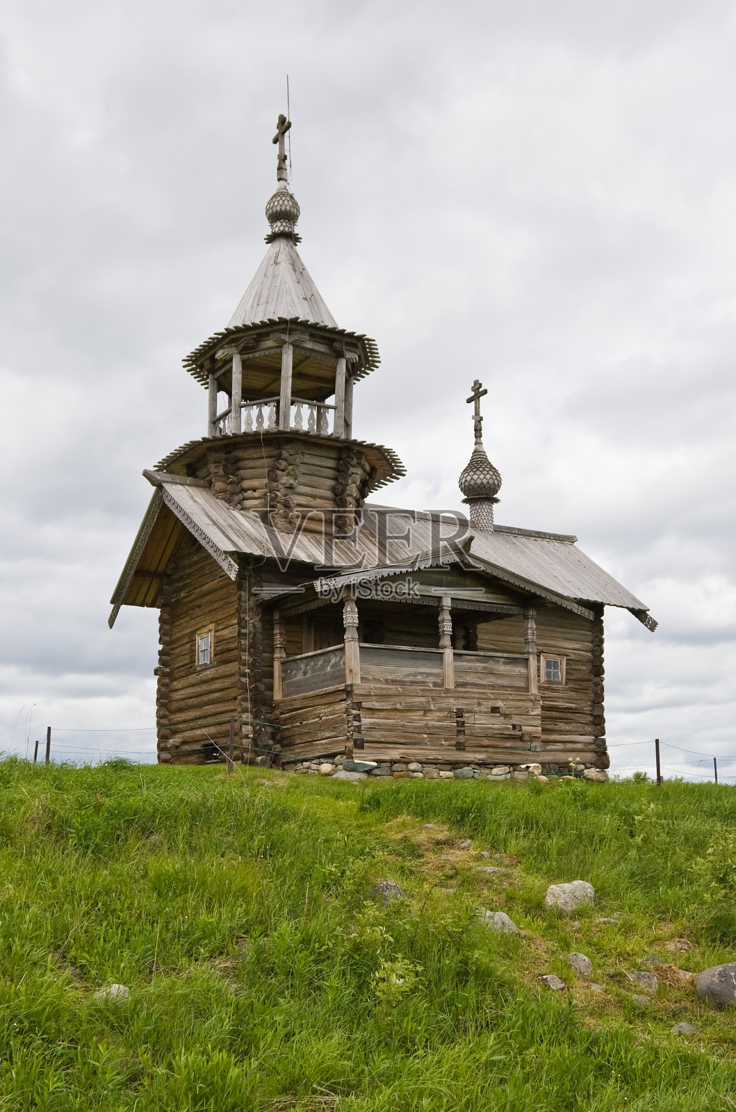 基志的正统木制圣面教堂照片摄影图片