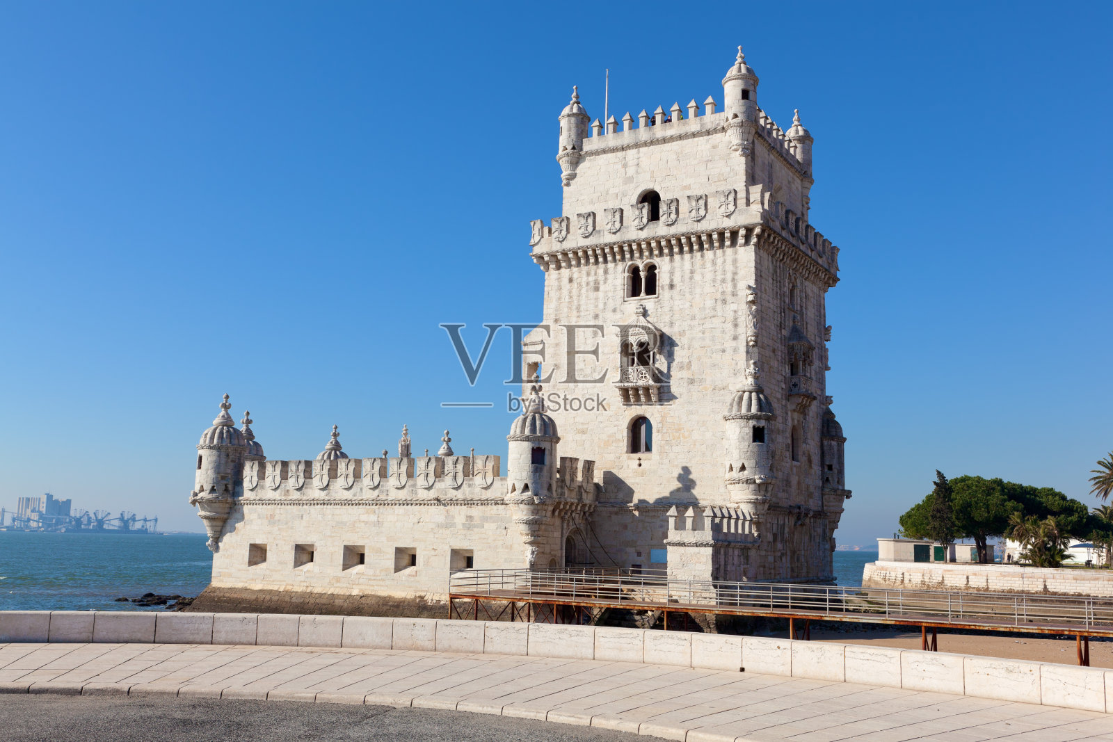 葡萄牙里斯本的贝伦塔(Torre de Bel?m)照片摄影图片