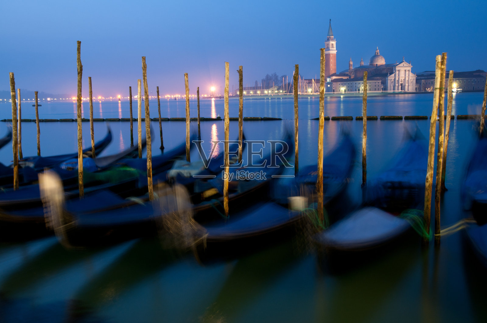 在威尼斯贡多拉照片摄影图片