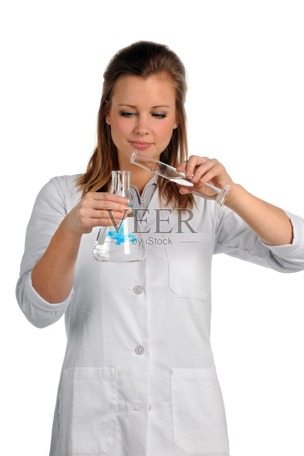 化验室技术员混合化学品照片摄影图片