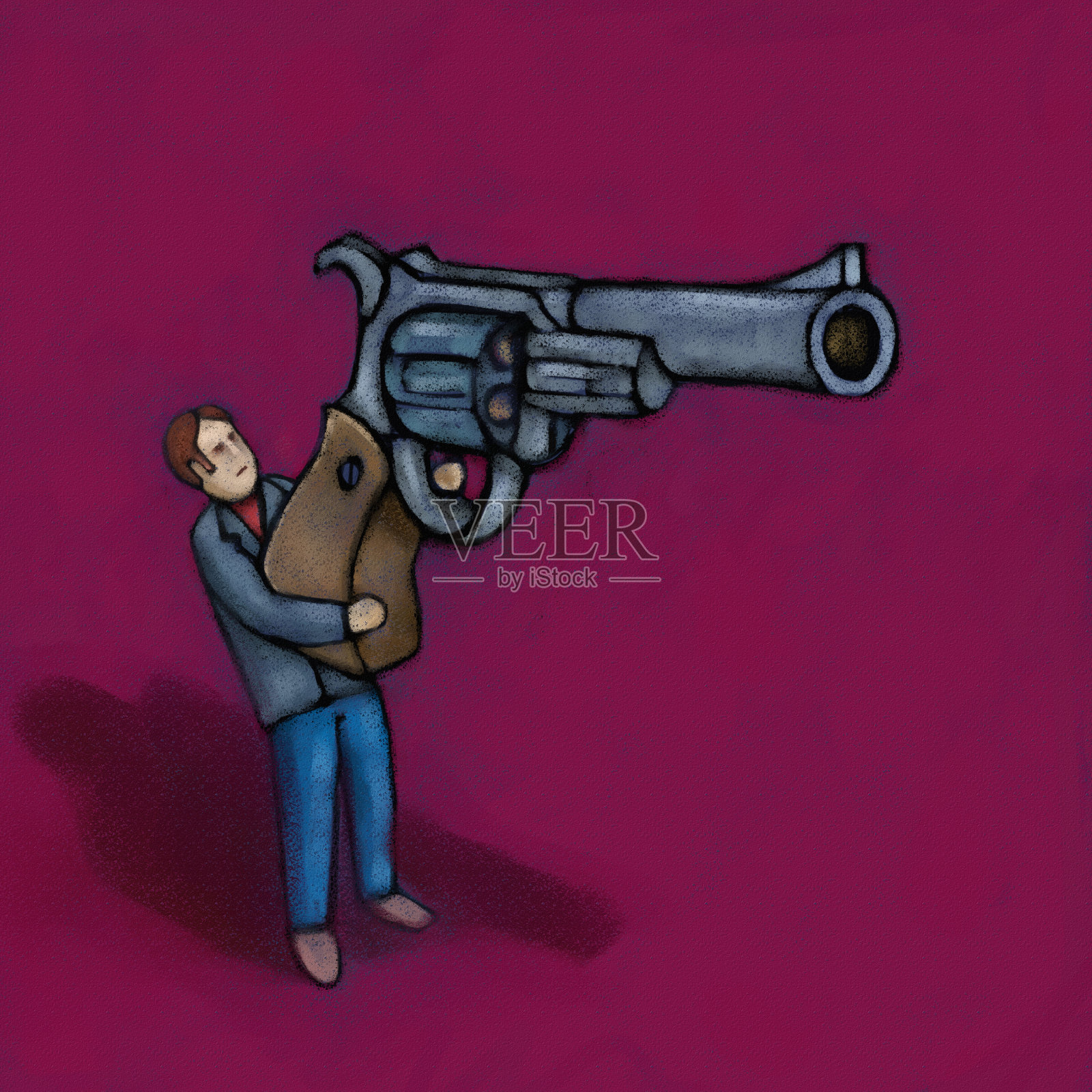 我和我的枪设计元素图片