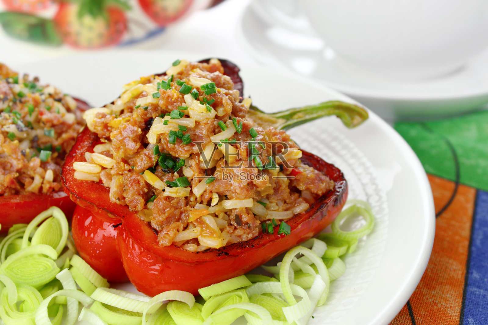 辣椒粉填充照片摄影图片