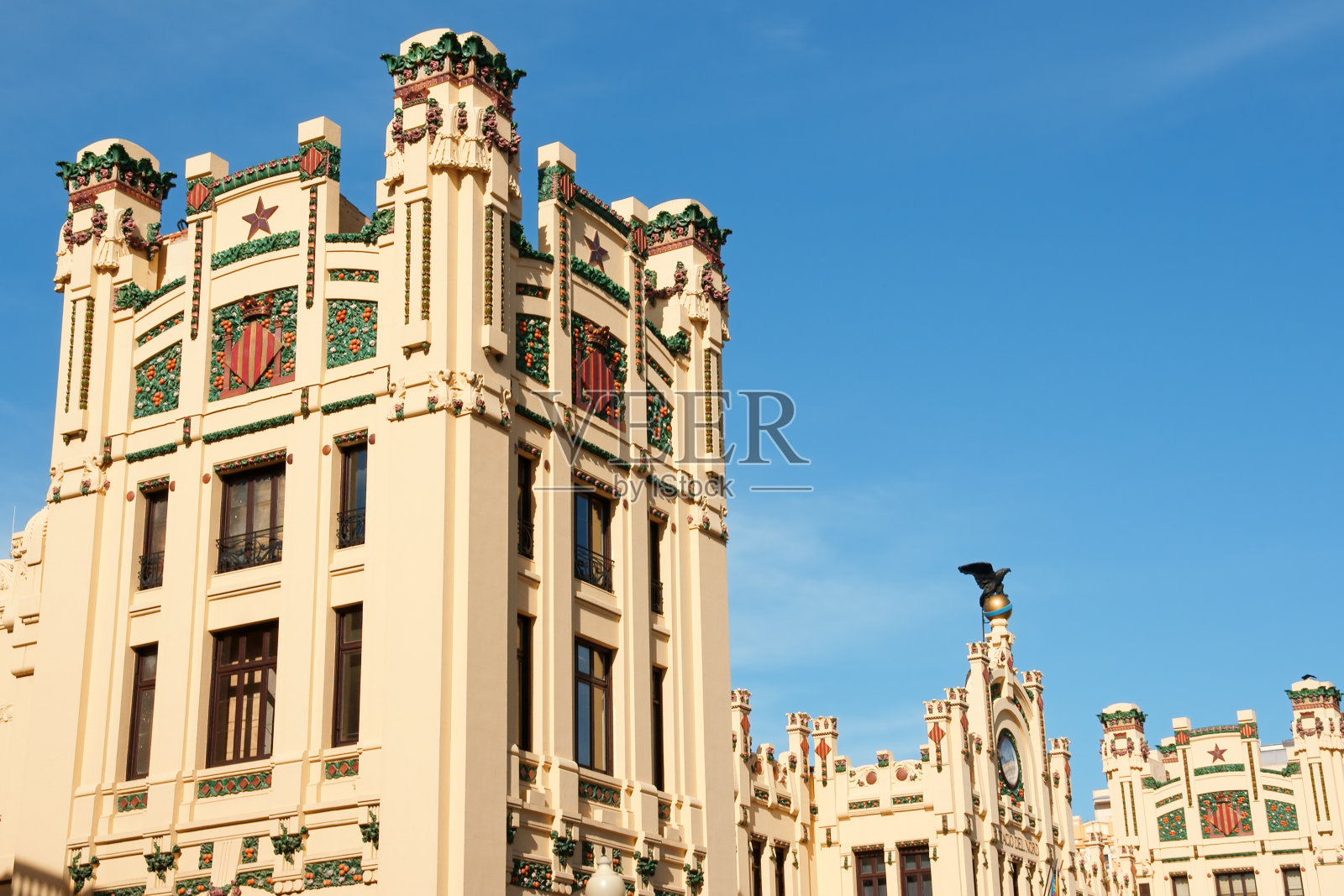 巴伦西亚北火车站照片摄影图片