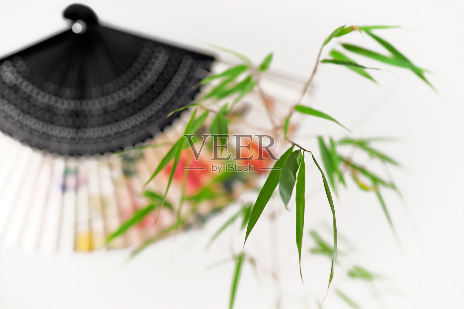 竹扇照片摄影图片