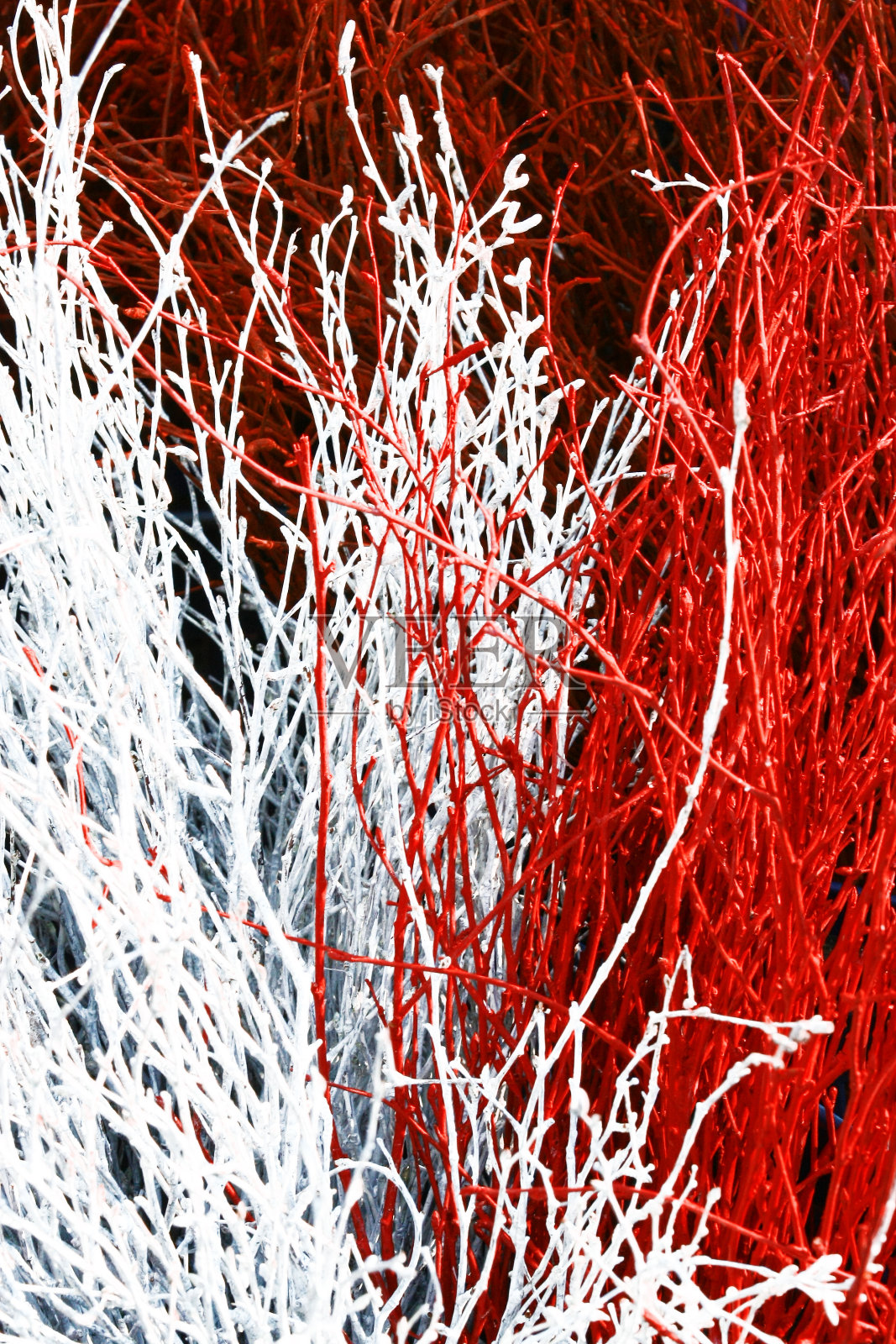 红色和白色的棍子背景插画图片素材