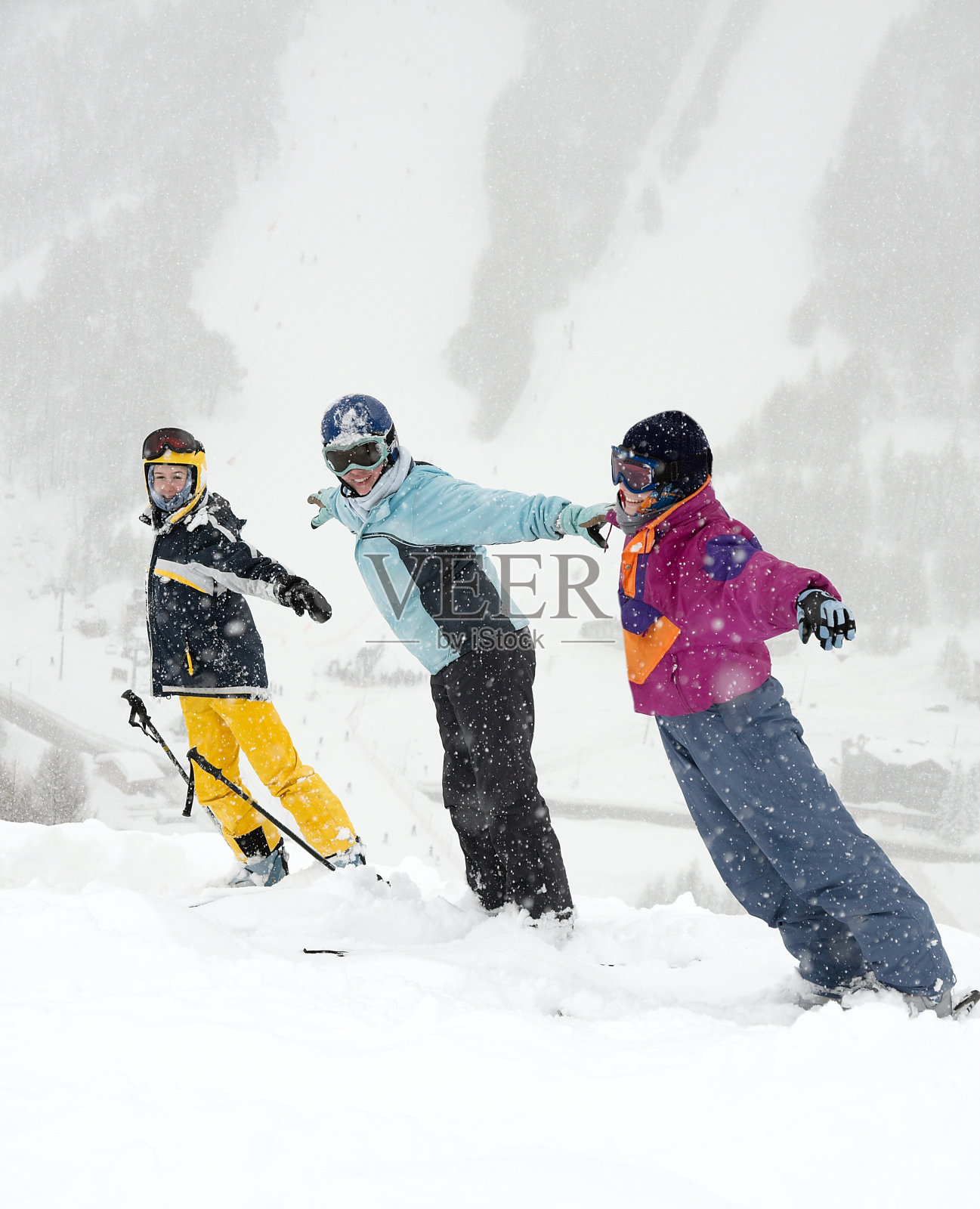 滑雪者照片摄影图片