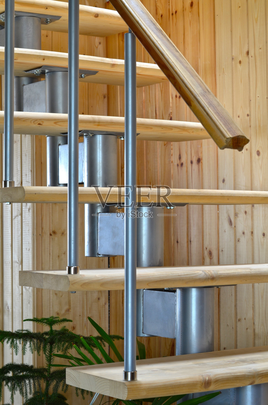 木梯子照片摄影图片