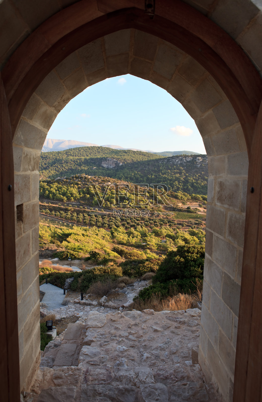 城堡Kritinia照片摄影图片