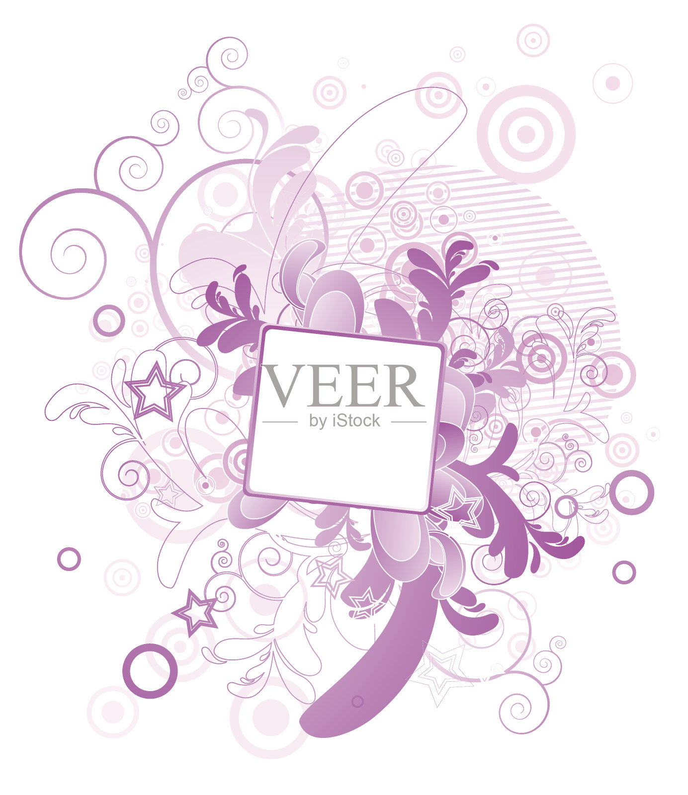 抽象的形状插画图片素材