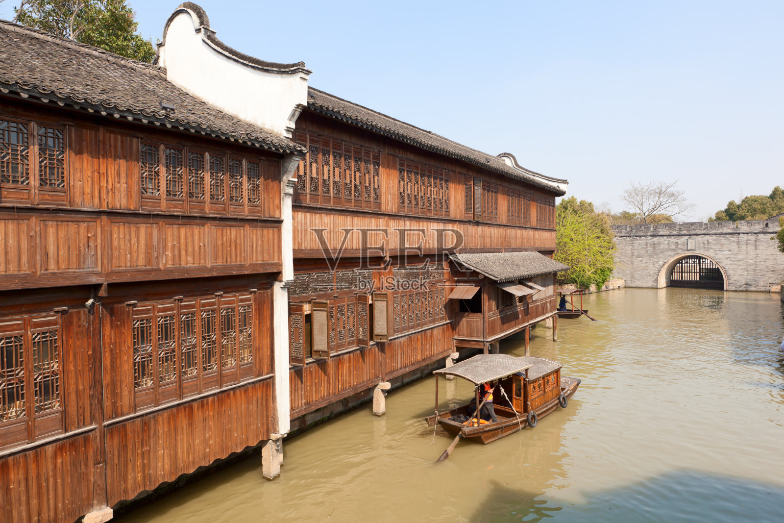 乌镇，中国著名的村庄照片摄影图片