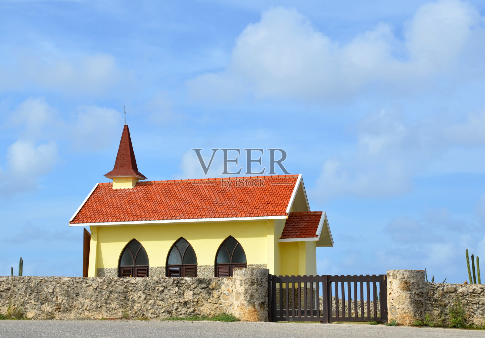 阿鲁巴的阿尔托维斯塔教堂照片摄影图片