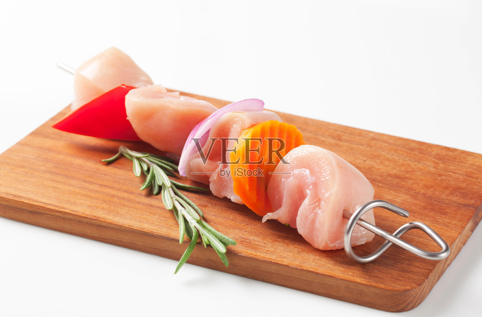 鸡肉串肉扦照片摄影图片