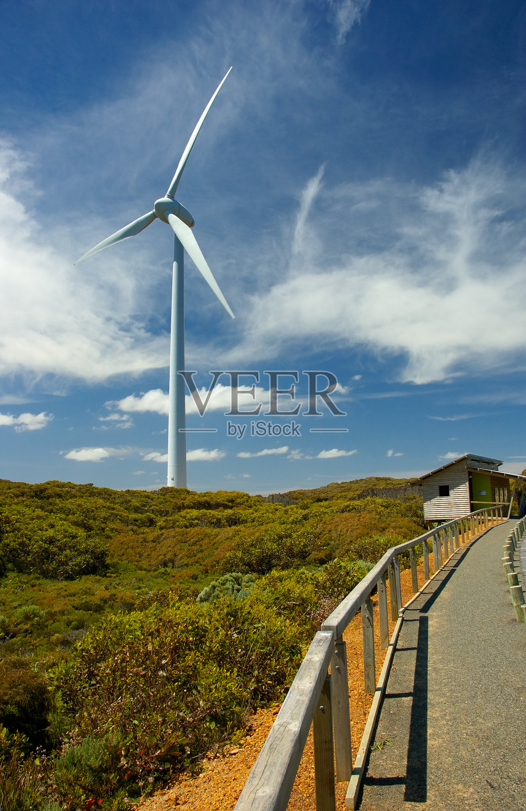 风力发电场，奥尔巴尼，西澳大利亚照片摄影图片