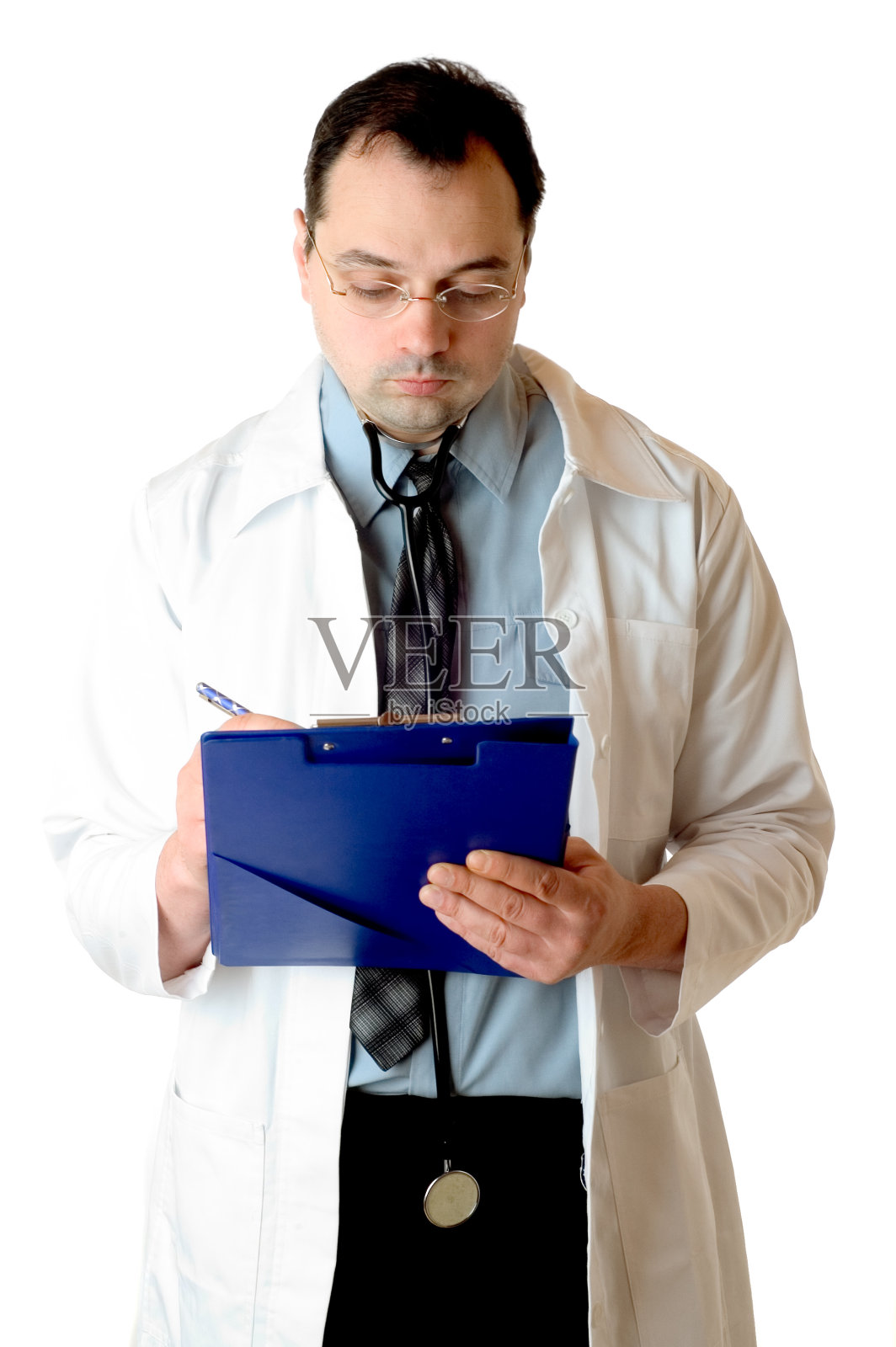 医生是圆的照片摄影图片