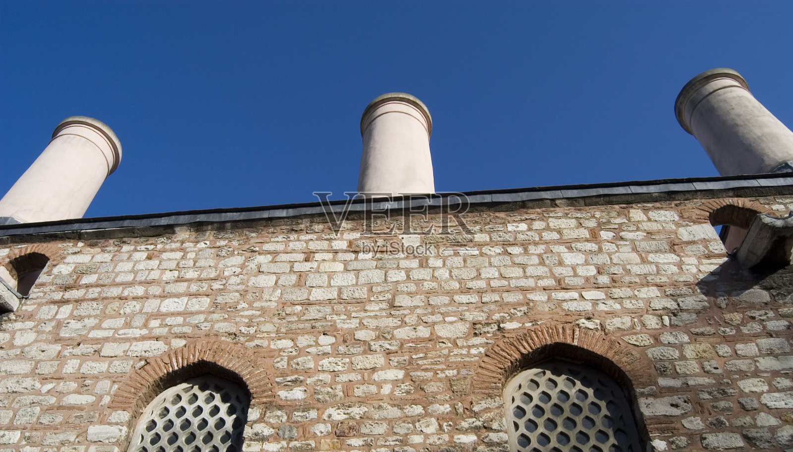 烟囱与天空照片摄影图片