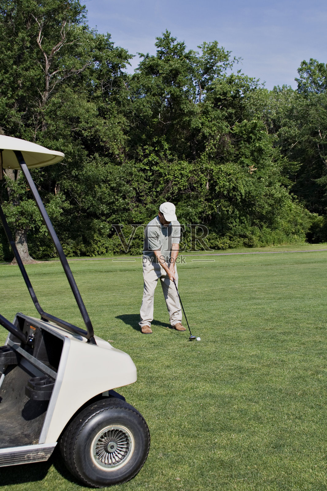 高尔夫球手照片摄影图片