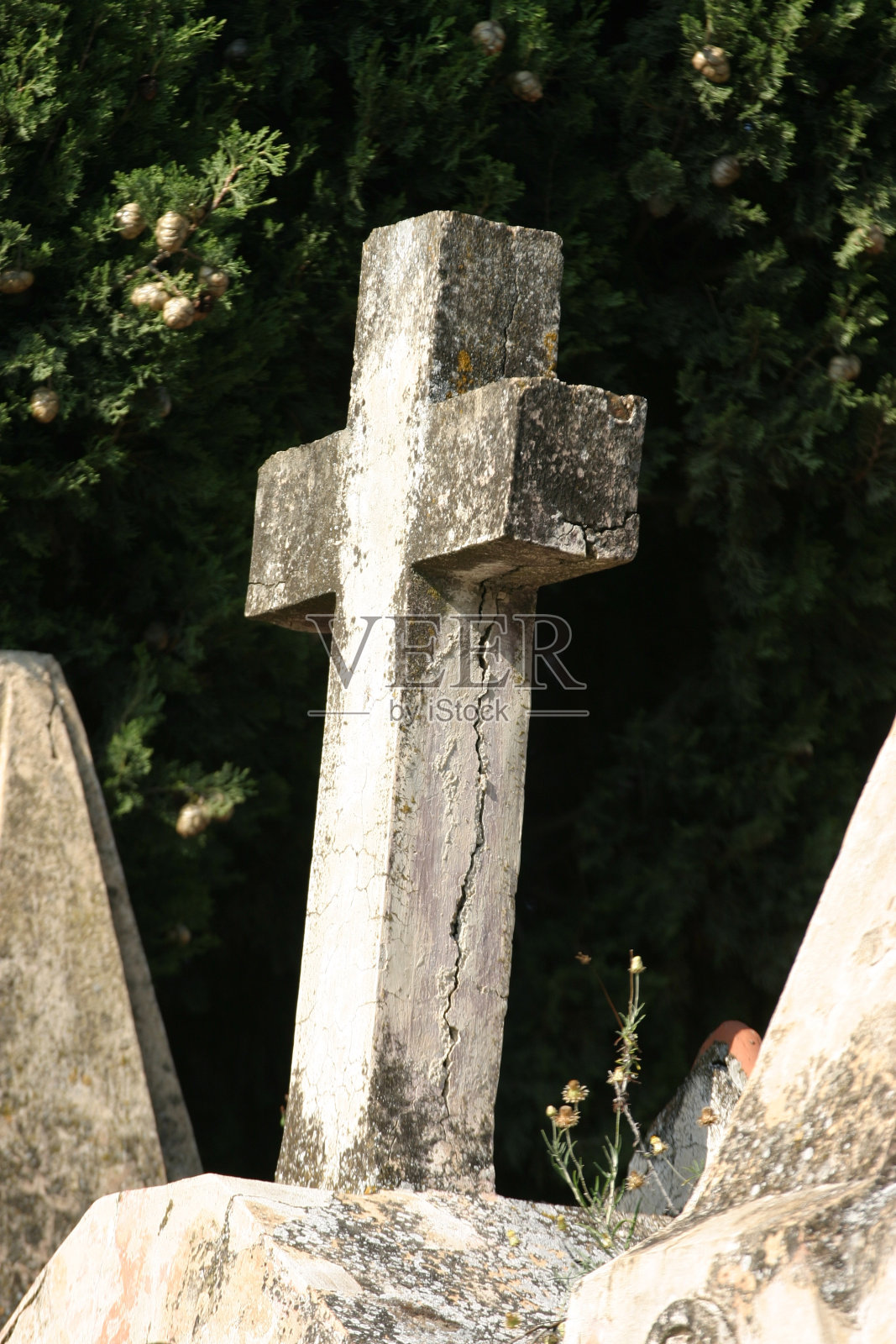 古老的十字架照片摄影图片