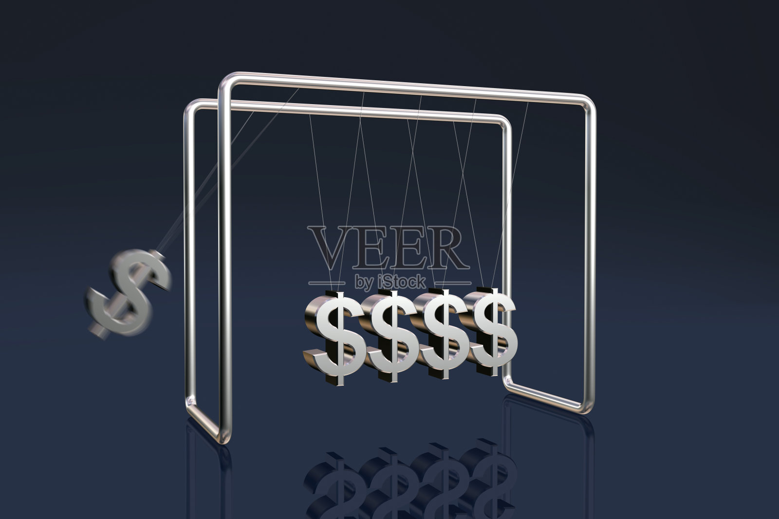 美元的摇篮插画图片素材