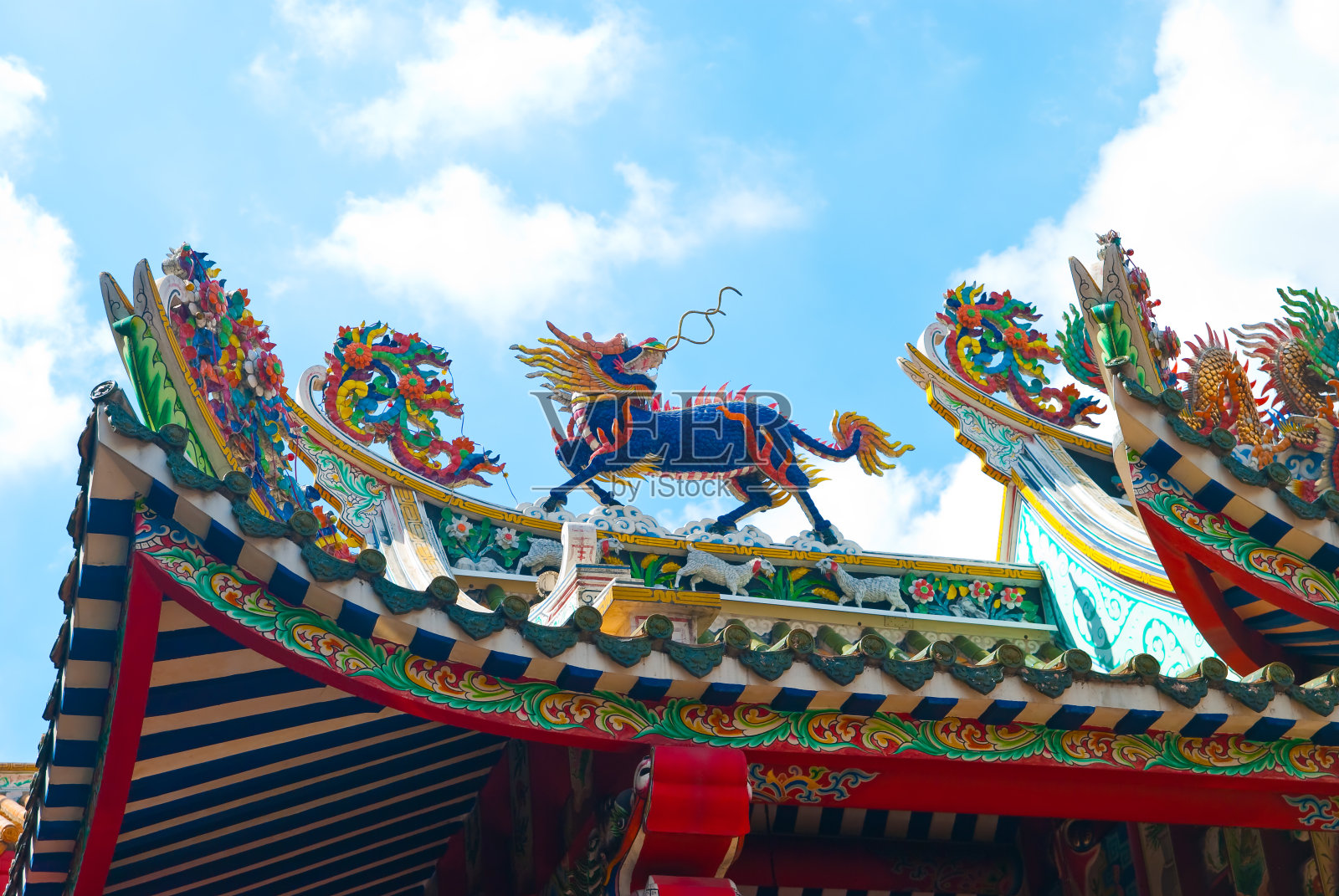 中式龙像照片摄影图片