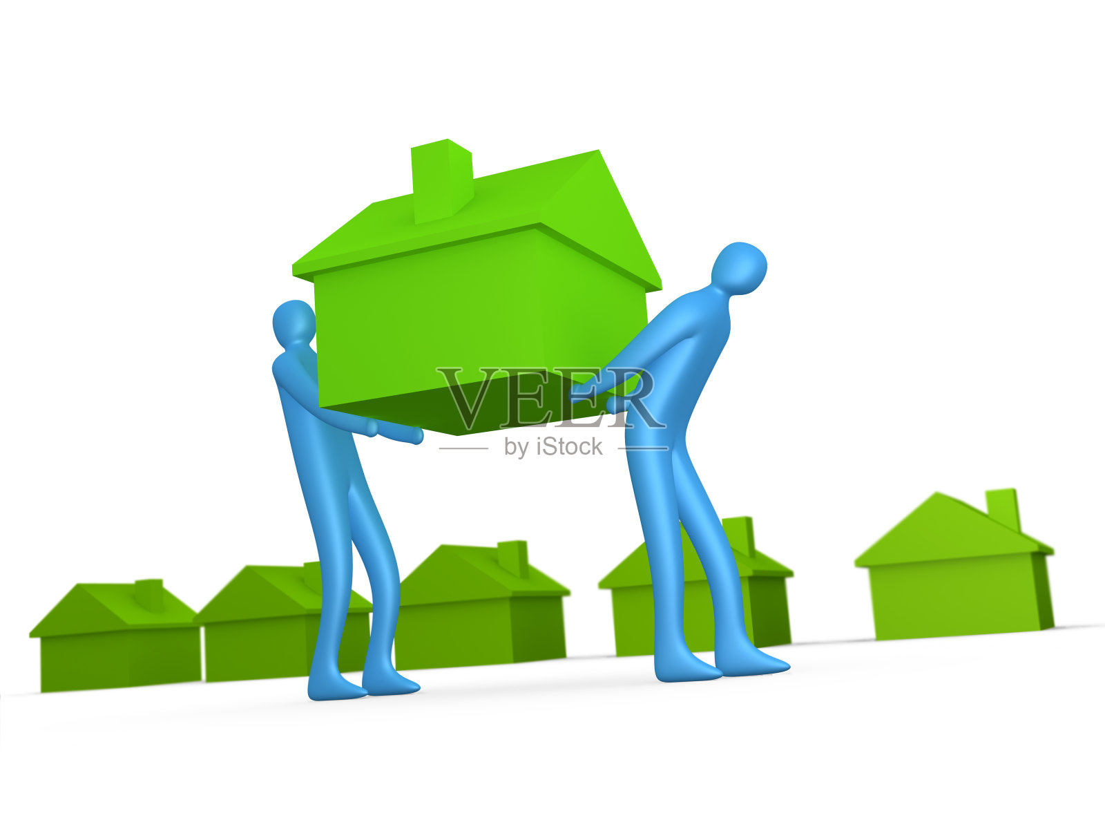 商业-搬家公司插画图片素材