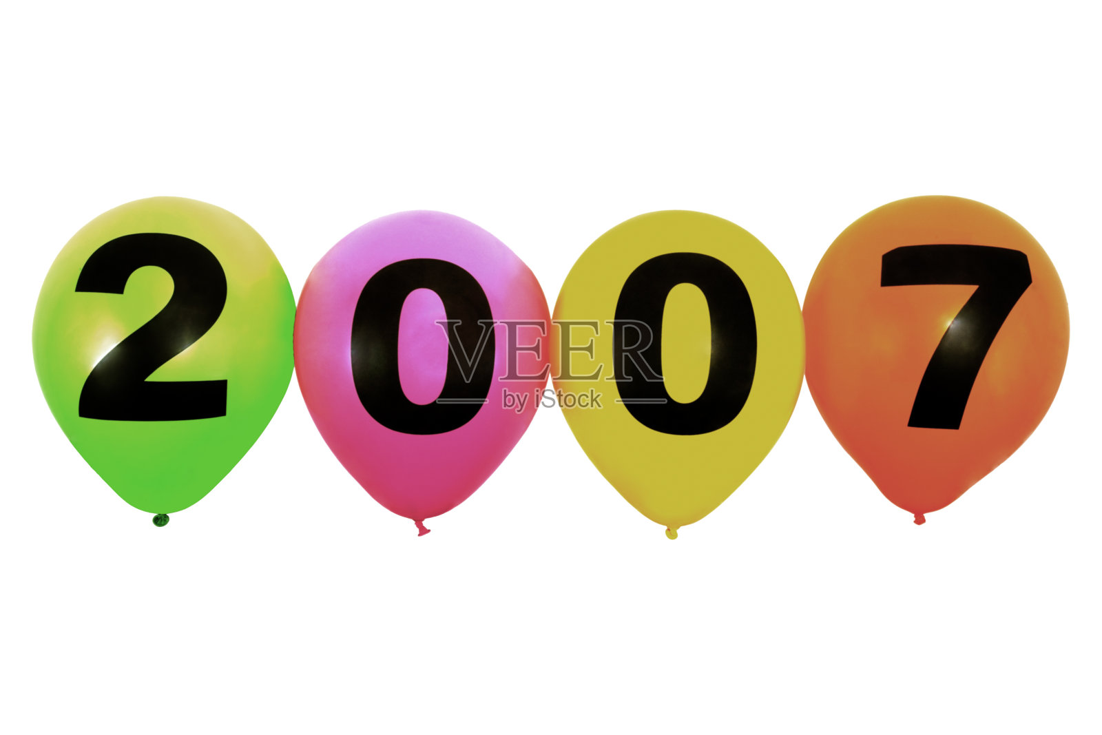 派对气球迎2007照片摄影图片